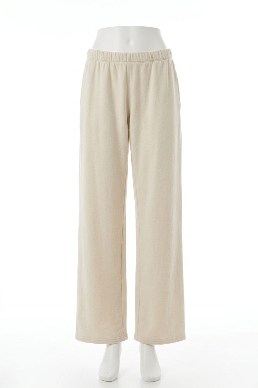 NEW PERFECTWHITETEE nora french terry pant in sugar